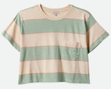 BRIXTON SEAFOAM CAREFREE POCKET TEE