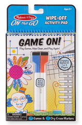 GAME ON WIPE OFF ACTIVITY PAD