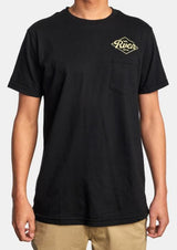 MENS RVCA PLATE SHORT SLEEVE TEE