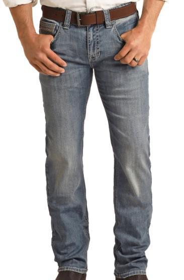 ROCK & ROLL REGULAR FIT STRETCH MEDIUM V STACKABLE BOOT JEANS VINTAGE