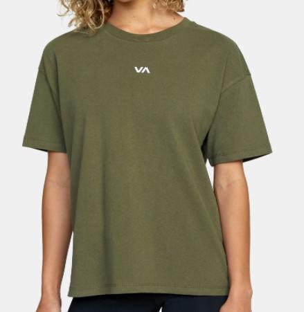 RVCA OLIVE VA ESSENTIAL TEE