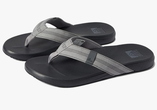 MENS REEF SHADED GREY CUSHION PHANTOM FLIP FLOPS