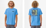 RIPCURL ELECTRIC BLUE HERITAGE TEE