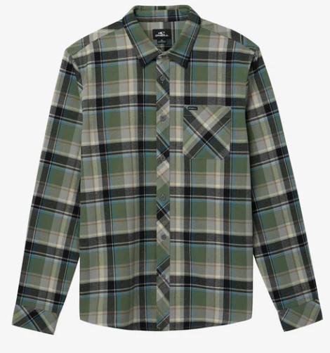 O'NEILL WINSLOW FLANNEL OLIVE