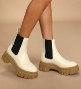 JENNY CREAM PLATFORM BOOT