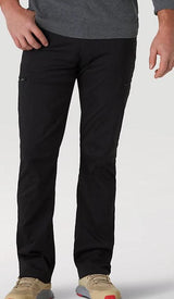 MENS WRANGLER BLACK FLEX WAIST OUTDOOR CARGO PANTS