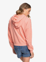 ROXY CORAL SNAP FRONT HOODIE