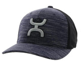 MENS HOOEY ASH NAVY AND BLACK FLEXFIT HAT