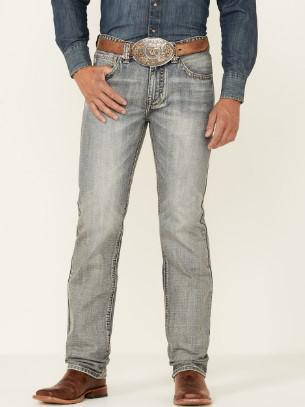 MENS ROCK AND ROLL LIGHT VINTAGE ROPE STITCH REVOLVER STRAIGHT