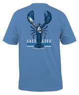 MENS CHAMBRAY LOBSTER QUEST SALT LIFE TEE