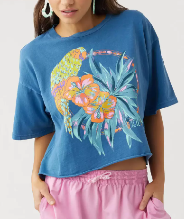 ONEILL PARROTS BLUE TEE