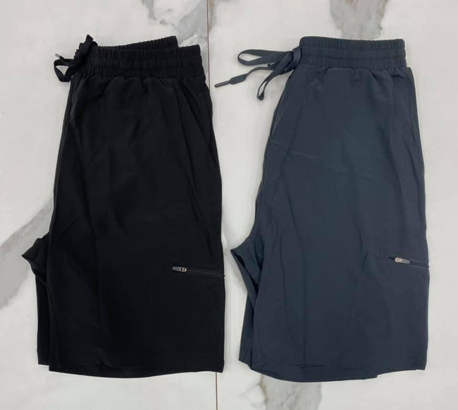 BLACK MENS ACTIVE SHORTS