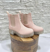 BLUSH TEXTURED BOOTIE