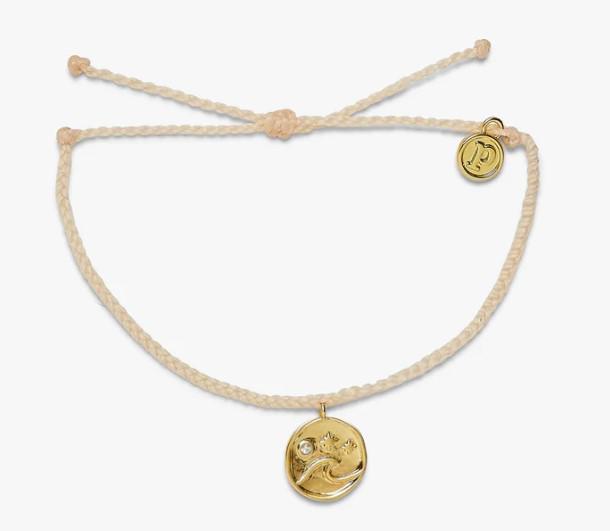 TAN PURA VIDA CRYSTAL MOUNTAIN COIN BRACELET