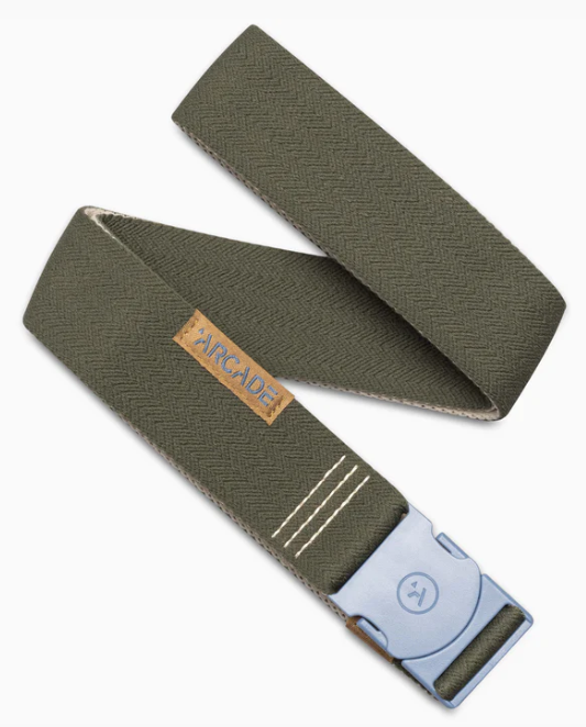 ARCADE SPLICE STRETCH BELT IVY GREEN