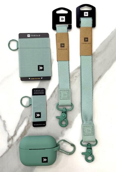 SEAFOAM THREAD WRIST LANYARD