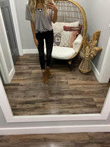 GREY BUTTON DETAIL TOP