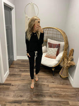 BLACK COZY JOGGER PANT