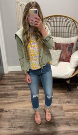LIGHT OLIVE SUEDE JACKET