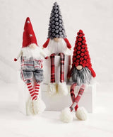 RED DOT DANGLE LEG GNOME