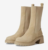 STEVE MADDEN HESITANT SAND SUEDE BOOT