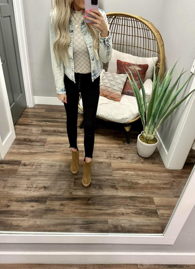 DOLLY BLEACHED DENIM JACKET