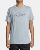 MENS RVCA LOGO TEE