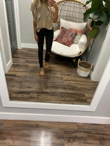 NEUTRAL LEOPARD BLOUSE