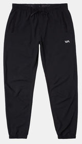 RVCA SPORT MEN'S YOGGER TRACK PANTS II BLACK