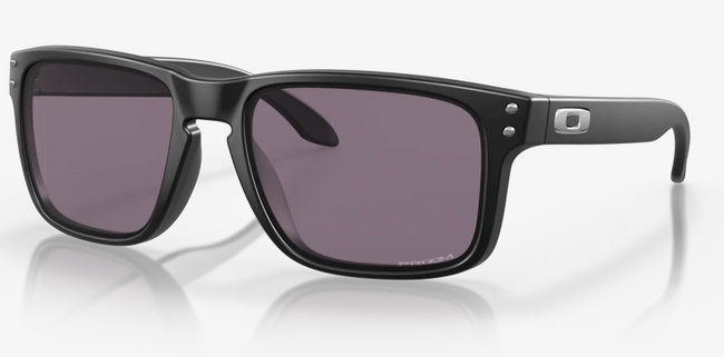 OAKLEY HOLBROOK MATTE BLACK PRIZM GREY SUNGLASSES