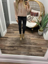 BLUSH FLORAL BLOUSE TOP