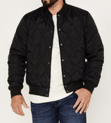 BRIXTON DILLINGER QUILTED BOMBER JACKET