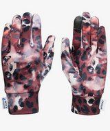 ROXY MULTI COLOR ANIMAL PRINT SKI GLOVES
