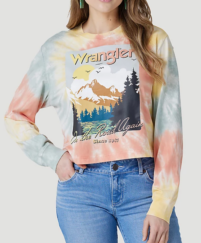 WRANGLER ON THE ROAD AGAIN WASHED TEE