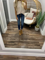 PINK WASHED TEE