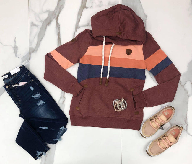 COCOA COLORBLOCK HOODIE