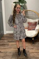 LIZZIE LEOPARD PRINT DRESS