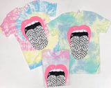 PINK LEOPARD MOUTH TEE