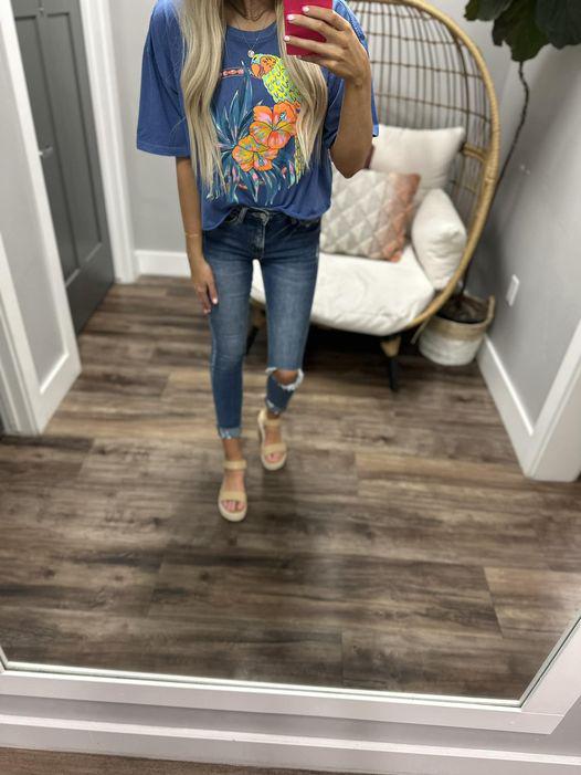 ONEILL PARROTS BLUE TEE