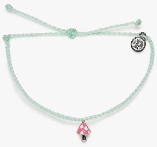 PURAVIDA MUSHROOM CHARM BRACELET