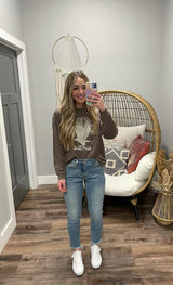 LEGENDARY MOCHA CREWNECK SWEATER