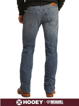ROCK & ROLL DENIM HOOEY SLIM FIT STRETCH STRAIGHT BOOTCUT JEANS