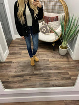 BLACK CORDUROY JACKET