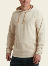 MENS HOWLER BROS OATMEAL HEATHER TERRYCLOTH HOODIE
