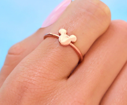 ROSE GOLD MICKEY RING