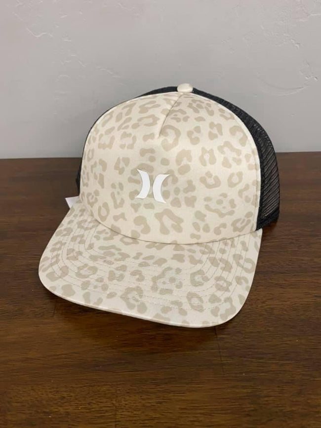 HURLEY LEOPARD HAT