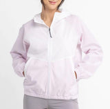LILAC ZIP WINDBREAKER JACKET