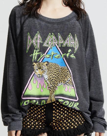 DEF LEPPARD HYSTERIA CREW SWEATER