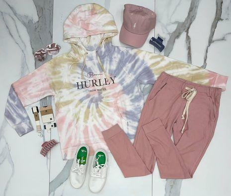 HURLEY BORN FROM THE WATER CREW SWEATER