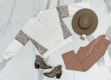 MAUVE TIE FRONT PANTS